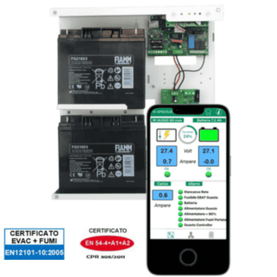 Linea SmartPower alimentazione per sistemi Antincendio | Certificata EN54-4 e EN12101-10